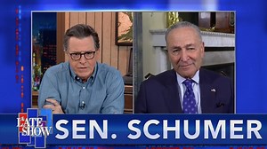 Majority Leader Senator Chuck Schumer says threats of a “scorched Earth” senate are all GOP bluster, and that Democrats will not be stopped in their push to pass much needed legislation. | The Late Show with Stephen Colbert