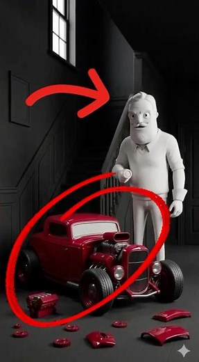 WHITE HELLO NEIGHBOR'S FAST CAR