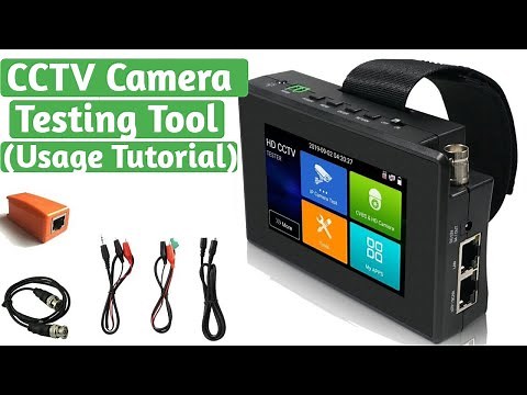 CCTV Camera setup and test tool tutorial