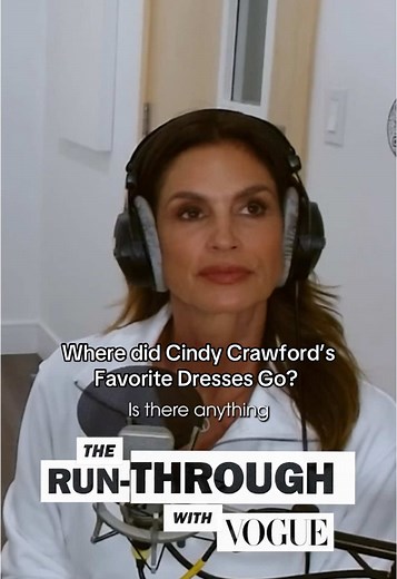 Cindy Crawford Reflects on Lost Fashion Treasures