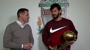🏆🇧🇷 ALISSON BECKER was presented yesterday with the ⁣BEST GOALKEEPER OF THE YEAR⁣ Award | Globe Soccer