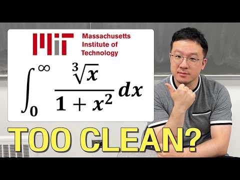 This MIT Integration Bee Integral Looks Too Clean