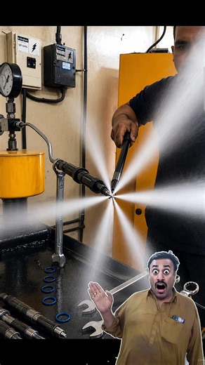 Injector Nozzle Test/ Diesel Injector Testing 🔥 #injector #shorts