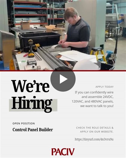 #paciv #nowhiring #industrialautomation | PACIV