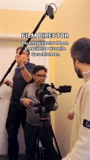 Action bitte! 🎬 Filmproduktion hautnah #medienausbildung #filmdirektor #filmeditor