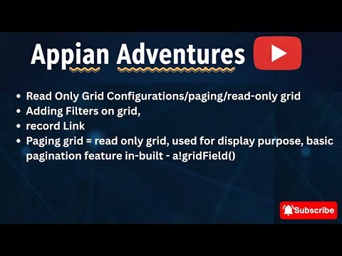 🚀 Master Appian Read-Only Grids: Filters, Links, & Paging