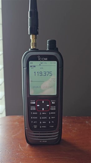 Icom IC-R30 - Indy Metro Airport AWOS