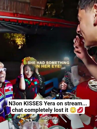 N3on KISSES Yera on stream... chat completely lost it #n3on