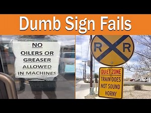Dumb Sign Fails You’ll Read Twice Just to Be Sure – Too Stupid and Funny! || LOL Daily