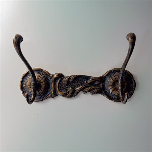 Vintage Solid Bronze Brass Coat Rack, Antique Wall Hooks - Hardware Included - Etsy