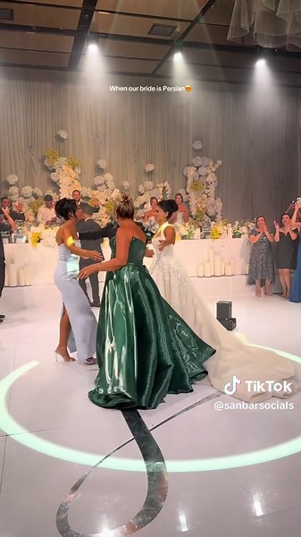 Persian Wedding Dance Moments with Family Embrace