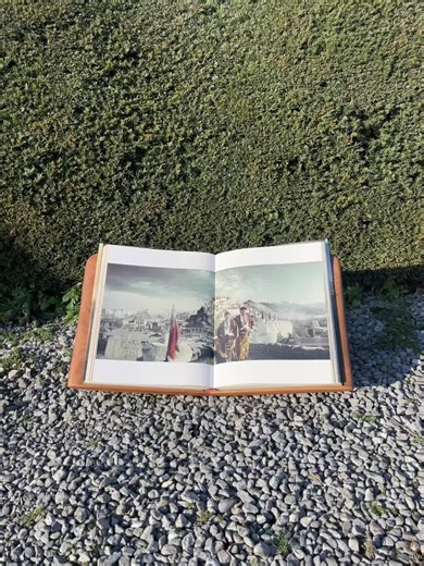 Handmade Book Stand for Photography Art Display