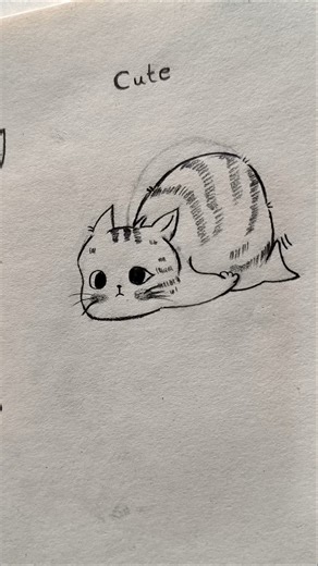 How to draw cat 😺 Cool and Cute #drawing #art #tutorial #shorts #howtodraw #cat #cute #cool