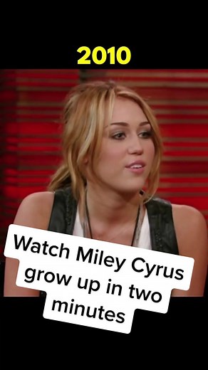 Over 15 years in two minutes 🤩 #mileycyrus #podcast