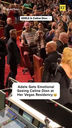 Adele was brought to tears after seeing Celine Dion in the audience at her Vegas residency show. ❤️🥹 | Entertainment Tonight