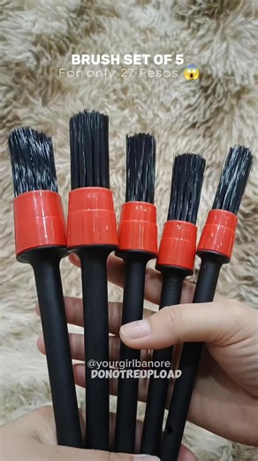 Motorcycle Brush Cleaning Set for Efficient Detailing