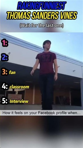 Ranking Funniest Thomas Sanders Vines 😂 #vines #funnymomentsincricket
