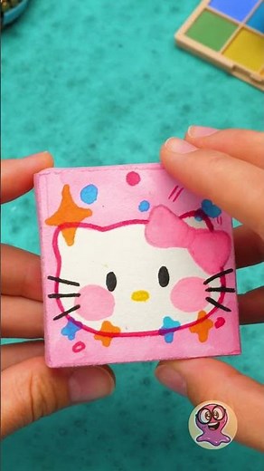 Papierowa paleta cieni do powiek DIY 🤩 #własny #makijaż
