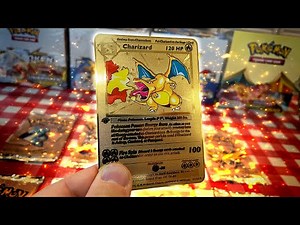 SOMEBODY SENT ME A 1ST EDITION GOLD CHARIZARD CARD!