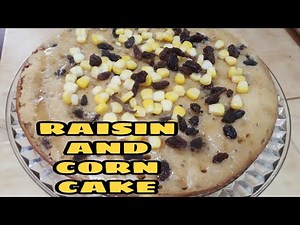 Pancake Mix Raisin and Corn Cake/ No Bake Cake