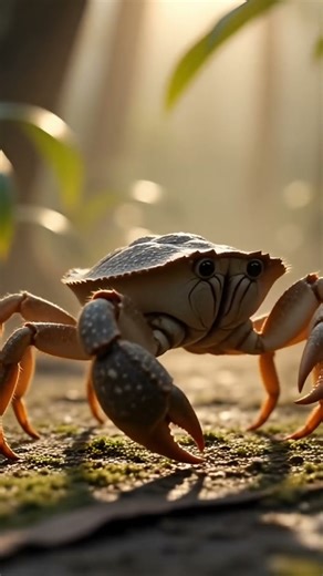 Madagascar Hissing Crab 😤🦀 | Wild Shorts #short