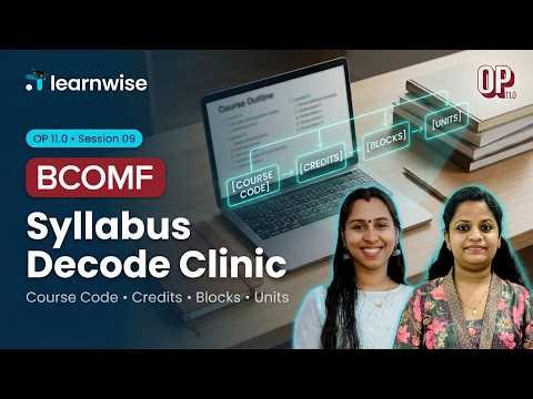Orientation Program 11.0 | Session 9 - Syllabus Decode Clinic | BCOMF 1st Year #ignouclasses #ignou