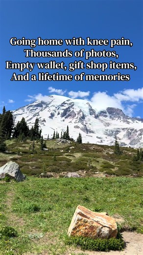 Mt Rainier was truly paradise on earth, totally worth it #mountains #nature #nationalpark #giftshop #mtrainiernationalpark