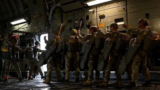 Air Force Conduct Airborne Operation