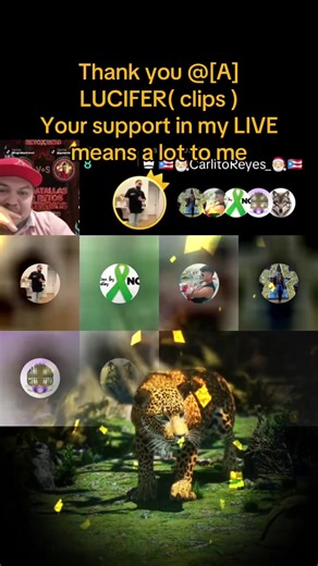 [A] LUCIFER( clips ), thank you for the incredible support in my LIVE! I will keep creating better LIVE content!@[A] LUCIFER( clips ) #tiktoklive #livehighlights #livegift #leopard
