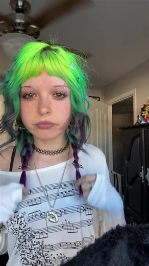 #fyp | Purple And Green Hairstyles
