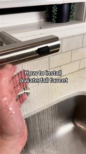 Kitchen faucet how to install a kitchen faucet. Waterfall faucet, pull out kitchen faucet with a jet sprayer. #diy #kitchenupgrade ##forious@@Forious##waterfallfaucetcoupon code valid till jan 7th grab it soon! Coupon: DR25MFHQ