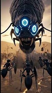 Tiny Ant Army vs Giant Sand Worm 😱 (Unbelievable Battle) #EpicBattle