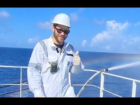 Vetting Inspection on Deck, Oil Tanker