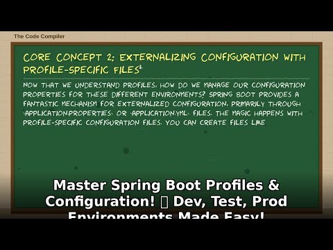 Master Java Spring Boot Profiles! 🚀 Configuration for Dev, Test & Prod Environments Made Easy!