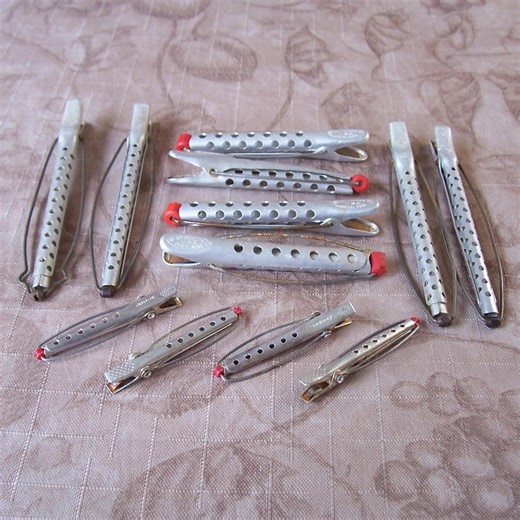 Vintage Aluminum Perm Rods. Hair Curlers (set of 12) Assorted. T248-FFF-.25. - Etsy