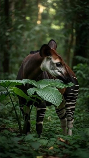 Okapi Walking 🌿 | Forest Secret