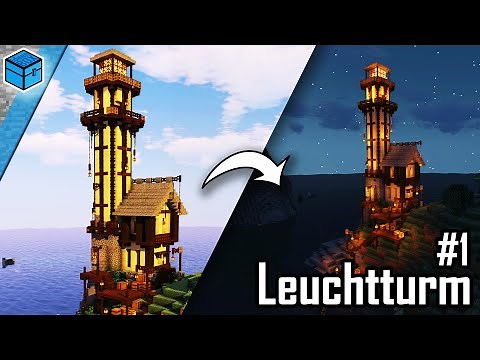 Funktionierenden Leuchtturm bauen Minecraft 🗼 Minecraft Leuchtturm bauen deutsch | Teil 1/2
