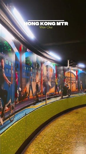 Beautiful Hong Kong MTR Wanchai#hongkong #mtrhongkong #wanchai