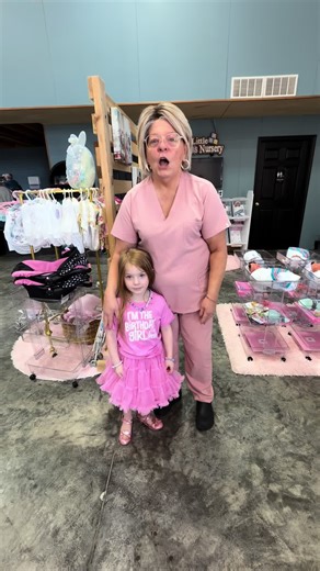 Y’all… this one had us all smiling. 💕 #LittleMamasNursery Miss Sydney came in all the way from Knoxville dressed in her pink birthday outfit, birthday jewelry sparkling, and her little princess shoes clicking across the floor. She had just turned four, and she walked in like she owned the place. I just love that age. #BirthdayAdoption #ItsAllAboutTheExperience Now she came in with a plan. She was going to name her baby Lucy. She had already decided. We were all calling that baby Lucy while she