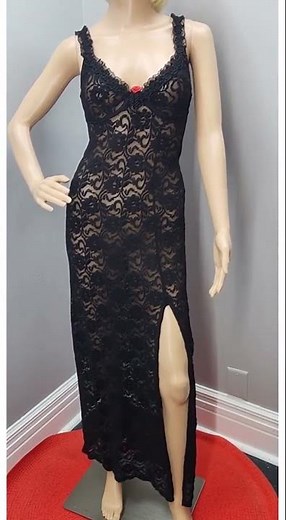 90s Vintage Secret Treasure Stretch Lace Lingerie Wiggle - M