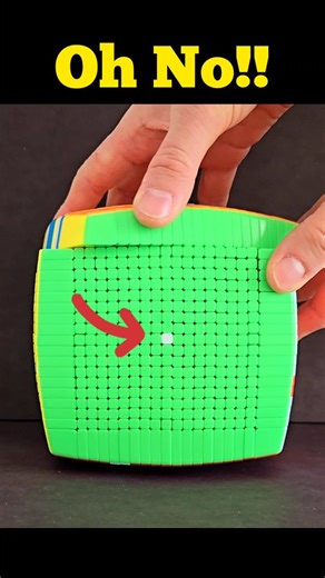 Tatyana K on Instagram: "Hidden Tower Bridge Pattern reveal on the 19x19 Rubik's Cube #rubikscube #cubeart"