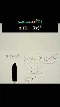 (x+y)^6 Binomial Expansion| Find the coefficient of x^5| Binomial coefficients| BC Grade 12 math