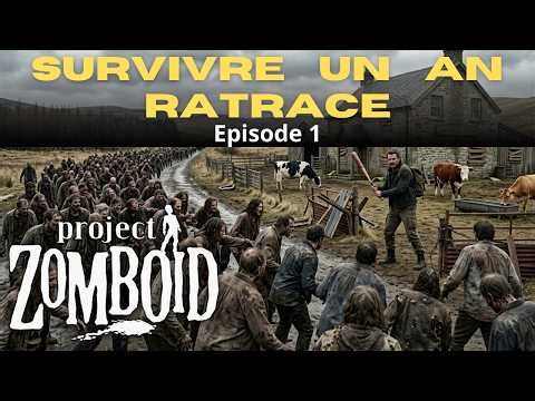 UN AN DE SURVIE SUR PROJECT ZOMBOID EN RATRACE - épisode 1