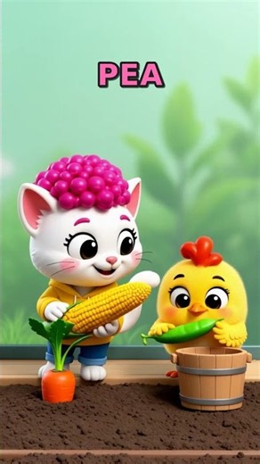 Mimi Pulls a Big Carrot! Carrot, Pea, Corn | Afroverse Nursery Rhymes