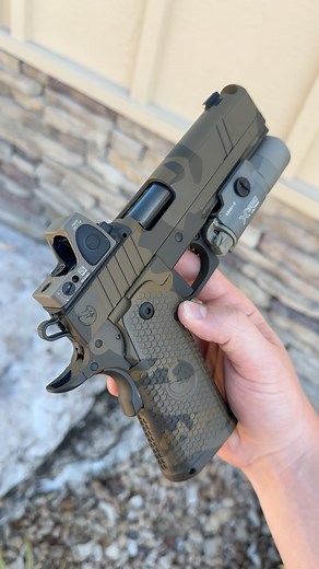 That new Multi Cam FDE on this TRS Comp 🔥🔥 | NIGHTHAWK CUSTOM FIREARMS