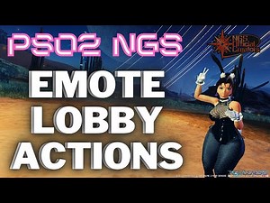 PSO2 NGS 871: Buddy Pose Emote Lobby Action 871「ツーショットポーズ」