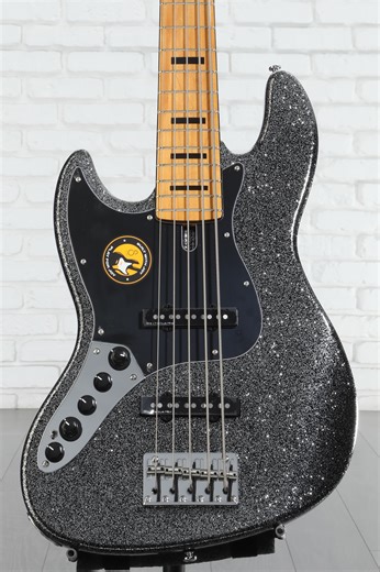 Sire Marcus Miller V7 2nd Generation Alder 5-string Left-handed Electric Bass Guitar - Sparkle Black