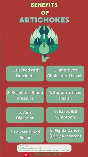 Benefits of artichokes