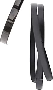 Decoration Line Self-Adhesive Background Wall Edge ​Banding Strip Ceiling Furniture Tile Gap Sticker Caulking DecorateTape (Black)