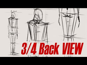 Figure Drawing Tutorial Pt10 (3/4 Back View)